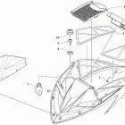 M 8000 MOUNTAIN CAT 162 BLACK [S2019M8HDEUSB] Windshield and instruments assemblies [107195]