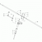 M 9000 KING CAT 162 BLACK [S2019M9XKCUSB] Tie rod assembly [103791]