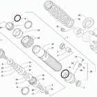 PANTERA 7000 XT LTD BLACK [S2019PTUWLUSB] Front suspension shock absorber assembly [106814]