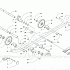 PANTERA 7000 XT LTD BLACK [S2019PTUWLUSB] Idler wheel assembly [106262]