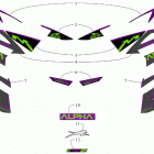 M 8000 MOUNTAIN CAT ALPHA ONE 154 BLACK [S2019M8HABUSB] Decals [107368]