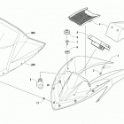 ZR 7000 LTD 137 iACT BLACK [S2019ZXUQSUSB] Windshield and instruments assemblies [106752]