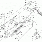 ZR 6000 ES 129 iACT BLACK [S2019ZRDQSUSB] Tunnel and snowflap assembly [106986]