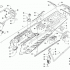 PANTERA 7000 LTD BLACK [S2019PTULXUSB] Tunnel and rear rack assembly [106804]