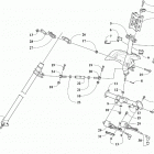 M 8000 MOUNTAIN CAT 162 BLACK [S2019M8HDEUSB] Steering post assembly [105229]