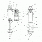 600 RACER/INTL Suspension, shock, front track - s20mdx6jsa  /  6j...