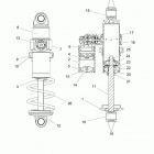 800 RMK KHAOS 155/155 3 Suspension, shock, front track - s20eft8ps  /  efn...