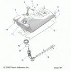 600 INDY 121 ES (S20CBA6GSL) Fuel system, fuel tank asm. - s20cba6gsl (c601197)