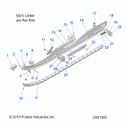 600 RACER/INTL Suspension, rail asm. lh  /  rh - s20mdx6jsa  /  6...