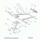 800 AXYS PRO RMK 163/163 3 Suspension, torque arm, front - s20egk8ps  /  egm8...