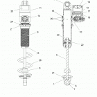 850 RMK KHAOS 155/155 3 Suspension, shock, ifs - s20eft8r  /  efn8r (60124...