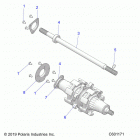 850 AXYS PRO RMK 163/163 3 Drive train, jackshaft and driveshaft - s20egk8rs ...