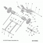 600 RACER/INTL Suspension, torque arm, rear - s20mdx6jsa  /  6jea...