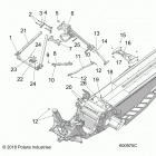 850 SWITCHBACK ASSAULT 144/INTL SC SELECT Chassis, chassis asm. and over structure - s20eec8...