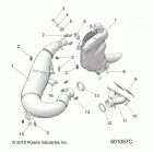 600 RACER/INTL Engine, exhaust system - s20mdx6jsa  /  6jea (6010...