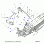 850 RMK KHAOS 155/155 3 Chassis, chassis asm. and over structure - s20eft8...