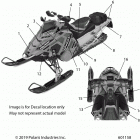 600 INDY ADVENTURE 137 SC SELECT Body, decal, black side panel w  /  black, titaniu...