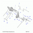 550 INDY ES/INTL ES Suspension, torque arm, rear - s20cba5bsl  /  bel ...