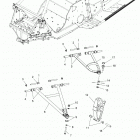 600 RACER/INTL Suspension, front, control arms and spindle - s20m...