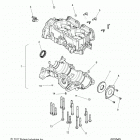 800 RUSH PRO-S SC SELECT Engine, crankcase - s20dch8ps all options (600545)