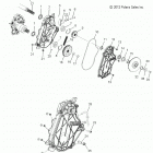 600 INDY 121 ES (S20CBA6GSL) Drive train, chaincase - s20cba6gsl (49snowchainca...