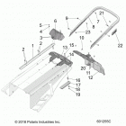 800 INDY XC 129 SC SELECT Body, bumper, rear, snowflap and taillight cover -...