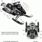 800 SWITCHBACK ASSAULT 144 SC SELECT (S20EEC8PS) Body, decal, snow check, midnight blue side panel ...