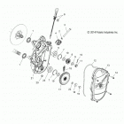 600 RACER/INTL Drive train, chaincase - s20mdx6jsa  /  6jea (49sn...