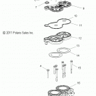 600 RACER/INTL Engine, cylinder - s20mdx6jsa  /  6jea (49snowcyli...