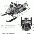 800 SWITCHBACK ASSAULT 144 SC SELECT (S20EEC8PS) Body, decal, snow check, black side panel w  /  bl...