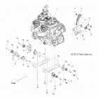 600 INDY 121 ES (S20CBA6GSL) Engine, mounting - s20cba6gsl (49snowenginemount13...