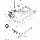 850 RMK KHAOS 155/155 3 Fuel system, fuel tank asm. - s20eft8r  /  efn8r a...