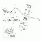 800 RUSH PRO-S SC SELECT Steering, upper and handlebar asm. - s20dch8ps all...