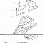 600 INDY 129 XCR SC SELECT Body, windshield - s20ekl6ps (600549)