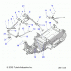 850 RUSH PRO S SC SELECT (S20DCH8RS) Chassis, chassis asm. and over structure - s20dch8...