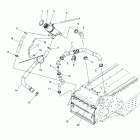 600 INDY 121 ES (S20CBA6GSL) Engine, cooling system - s20cba6gsl (600278)