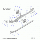 800 RUSH PRO-S SC SELECT Suspension, rail asm. - s20dch8ps all options (c60...