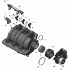 001 - GTI 90 01- rotax - air intake manifold and throttle body ...