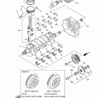 GP1800R SVHO (GP1800AW) Коленчатый вал & Поршень