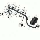 001 - WAKE 170 10- electric - engine harness - 170hp