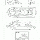 FX CRUISER SVHO  (FC1800AV) Наклейки предупреждения