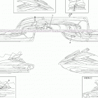 FX CRUISER HO  (FB1800AV) Наклейки предупреждения