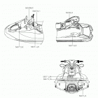 JET SKI STX160X Лейбл предостережения