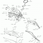 JET SKI STX160X Hull middle fittings