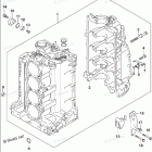 DF 200ASTX CYLINDER BLOCK
