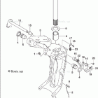 DF 250STX SWIVEL BRACKET TRANSOM(X) (DF250ST)