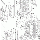 DF 350ATX CYLINDER HEAD