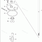 DF 150AZX CLUTCH ROD (DF200AZ)(DF175AZ)(DF150AZ)
