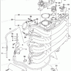 DF 200ASTX INTAKE MANIFOLD / THROTTLE BODY