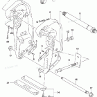 DF 250STX CLAMP BRACKET TRANSOM(X) (DF250ST)
